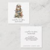 naaister tools van de handel vierkante visitekaartje (Voorkant / Achterkant)