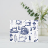  naaiwerk briefkaart (Staand voorkant)