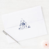 naaiwerk driehoek sticker (Envelop)
