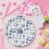  naaiwerk papieren bordje (Feest)