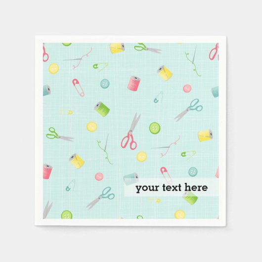 naaiwerk servet (Voorkant)