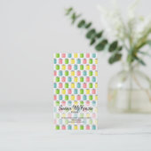 naaiwerk visitekaartje (Staand voorkant)