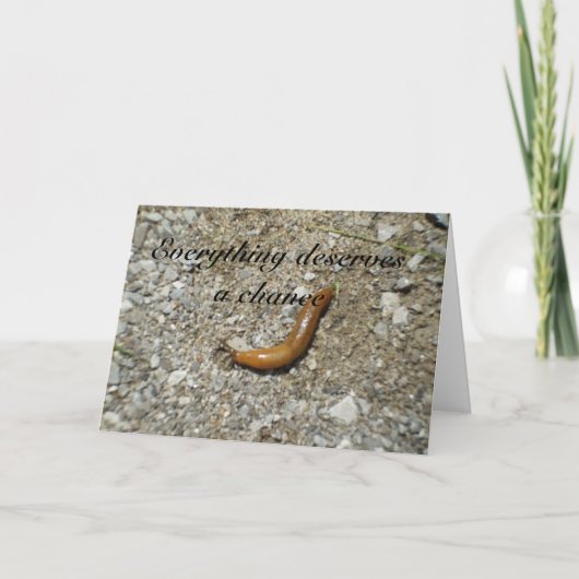 Naaktslak-verdient een Kans Kaart (Voorkant)