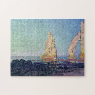 Naald voor Etretat Low Tide Monet Fine Art Legpuzzel