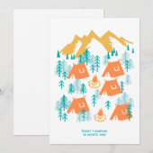 Naaldbos Camping V2 Vakantie Kaart (Voorkant / Achterkant)