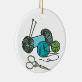 Naaldjes Keramisch Ornament (Rechts)