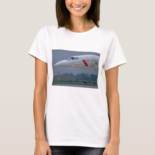 Naaldneus van een British Airways Concorde T-shirt (Voorkant)