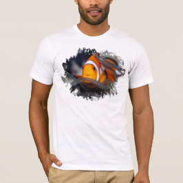 Naaldvis in anemon t-shirt