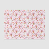 Naam, (3) Weefsel Papieren Bladen, Hydrangea Bloem Tissuepapier (Voorkant)