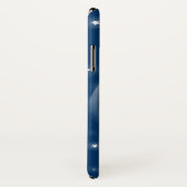 Naam 6 letter raket ruimte blauwe iphone case (Achterkant / rechts)