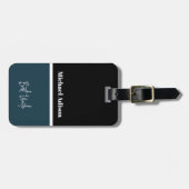 Naam aangepast script speciale elegant beste ooms  bagagelabel (Voorkant horizontaal)