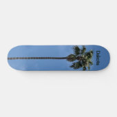 Naam aangepaste blauwe hemelboom skateboard (Horizontaal)