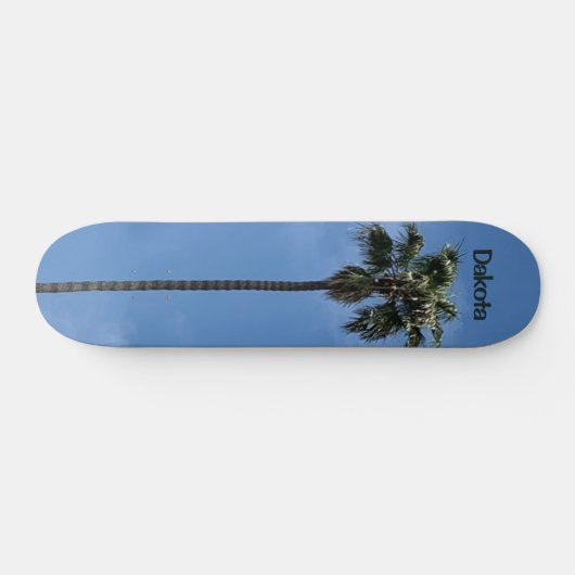 Naam aangepaste blauwe hemelboom skateboard (Horizontaal)