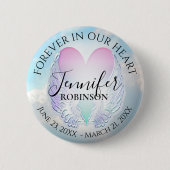 Naam aangepaste herinnering toevoegen ronde button 5,7 cm (Voorkant)