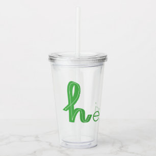 Naam aanpassen acryl drinkbeker