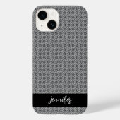  naam Abstract betonpatroon Case-Mate iPhone Case (Achterkant)