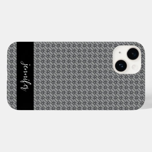  naam Abstract betonpatroon Case-Mate iPhone Case (Achterkant (horizontaal))