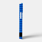  naam Abstract blauw patroon Case-Mate iPhone Case (Achterkant / Rechts)