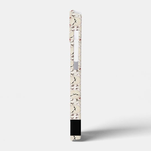  naam Abstract retro klokpatroon Case-Mate iPhone Case (Achterkant / Links)
