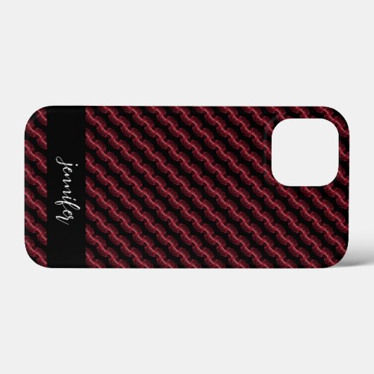 naam Abstract rookpatroon Case-Mate iPhone Case (Achterkant (horizontaal))