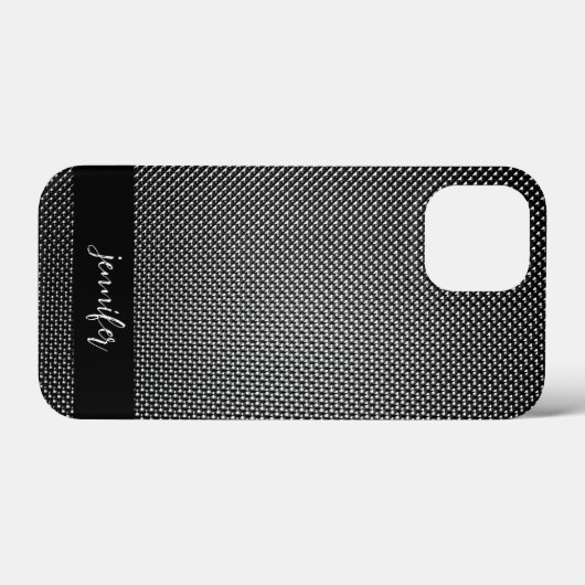  naam Abstracte rasterstructuur Case-Mate iPhone Case (Achterkant (horizontaal))