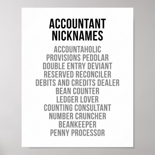 Naam accountant poster (Voorkant)