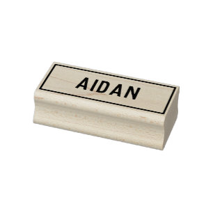 Naam Aidan Rubberstempel