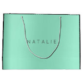 Naam Aqua Mint Blush Parly Minimale Gift Large Cadeauzakje (Achterkant)