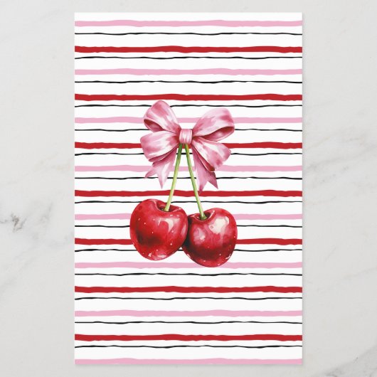 Naam Baby Tune Cherry Baby shower Game Kaart (Achterkant)