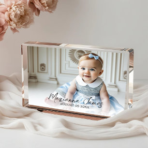 Naam babyscript babyfoto fotoblokken