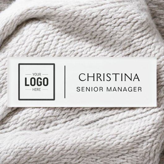 Naam Badge Magnet Custom Logo Medewerker Naam Tag