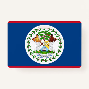 Naam Badge met vlag van Belize
