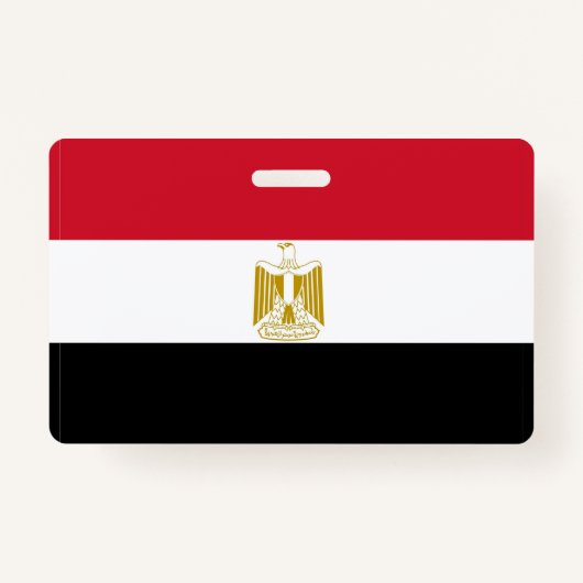 Naam Badge met vlag van Egypte (Voorkant)