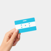 Naam Badge met vlag van Honduras (Handheld)