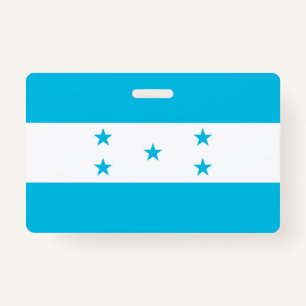 Naam Badge met vlag van Honduras