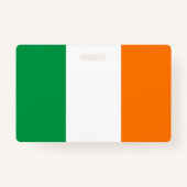 Naam Badge met vlag van Ierland (Achterkant)