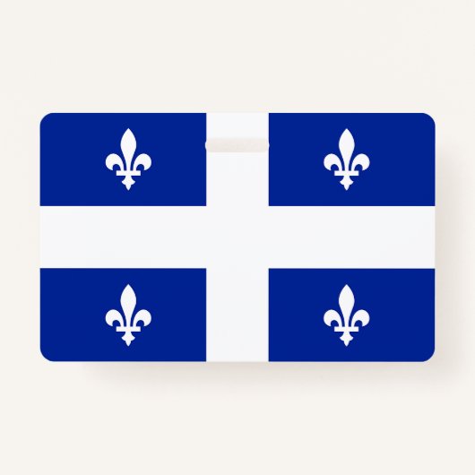 Naam Badge met vlag van Quebec (Voorkant)