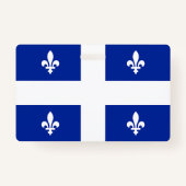 Naam Badge met vlag van Quebec (Achterkant)