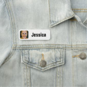 Naam Badge Uw foto en Sjabloon Naam (In situ)