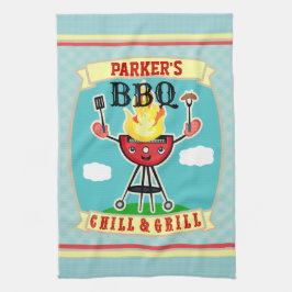  naam Barbeque BBQ Handdoek