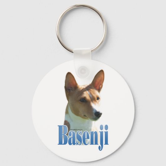 Naam Basenji Sleutelhanger (Voorkant)