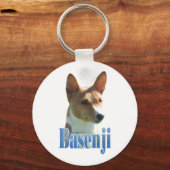 Naam Basenji Sleutelhanger (Achterkant)