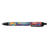 Naam bericht toevoegen, op graffiti patroon zwarte inkt pen (Bodem)