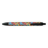 Naam bericht toevoegen, op graffiti patroon zwarte inkt pen (Achterkant)