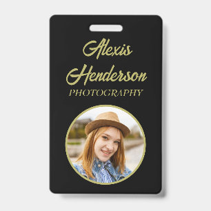 Naam/beroep/persoonlijke foto badge
