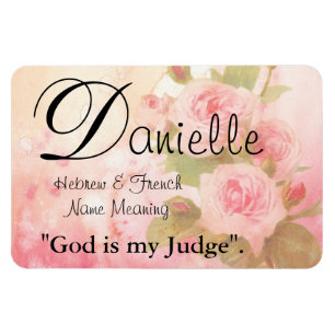 Naam Betekenis Magnet: Danielle, God is mijn recht Magneet