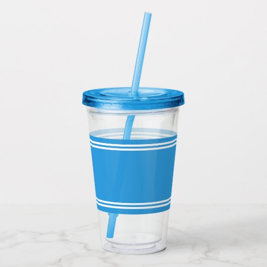 Naam Bewerkbare kleurvariatie Acryl Drinkbeker (Achterkant)