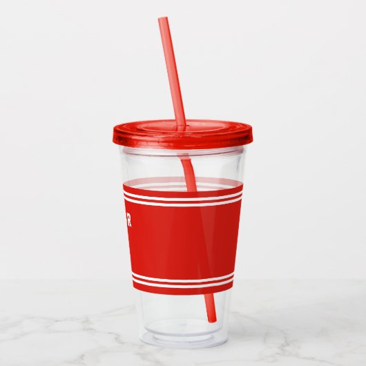 Naam Bewerkbare kleurvariatie Acryl Drinkbeker (Links)