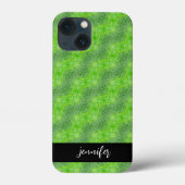 naam Bladeren met waterdruppelpatroon Case-Mate iPhone Case (Achterkant)