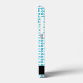 naam Blauw parelpatroon Case-Mate iPhone Case (Achterkant / Links)
